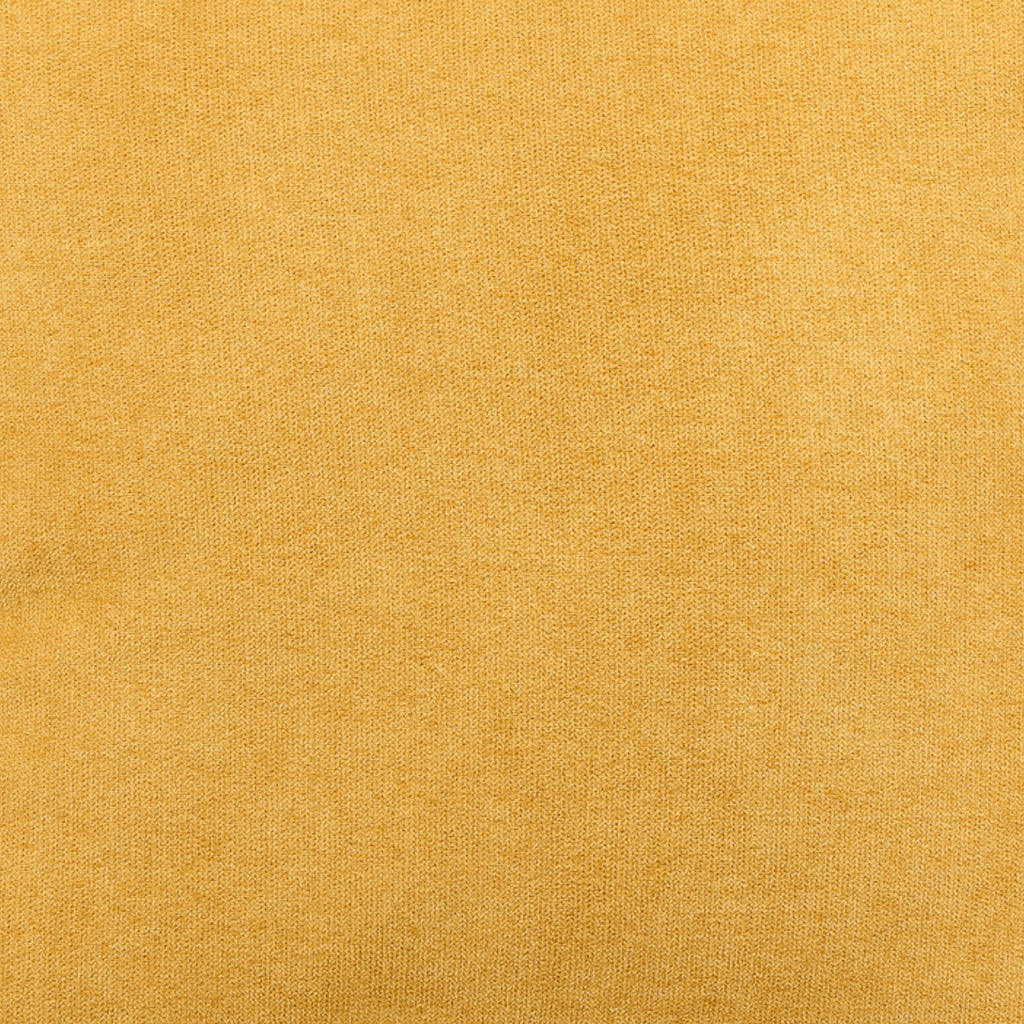BELLUS Cushion 45x45 Mustard Yellow Velvet with Black Piping