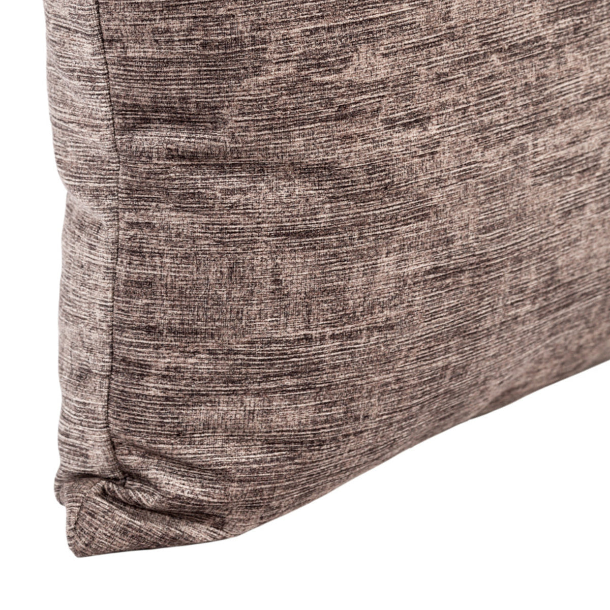 Almofada BELLUS 45x45 Veludo Bege e Castanho Reciclado