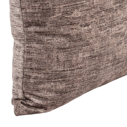 Almofada BELLUS 45x45 Veludo Bege e Castanho Reciclado