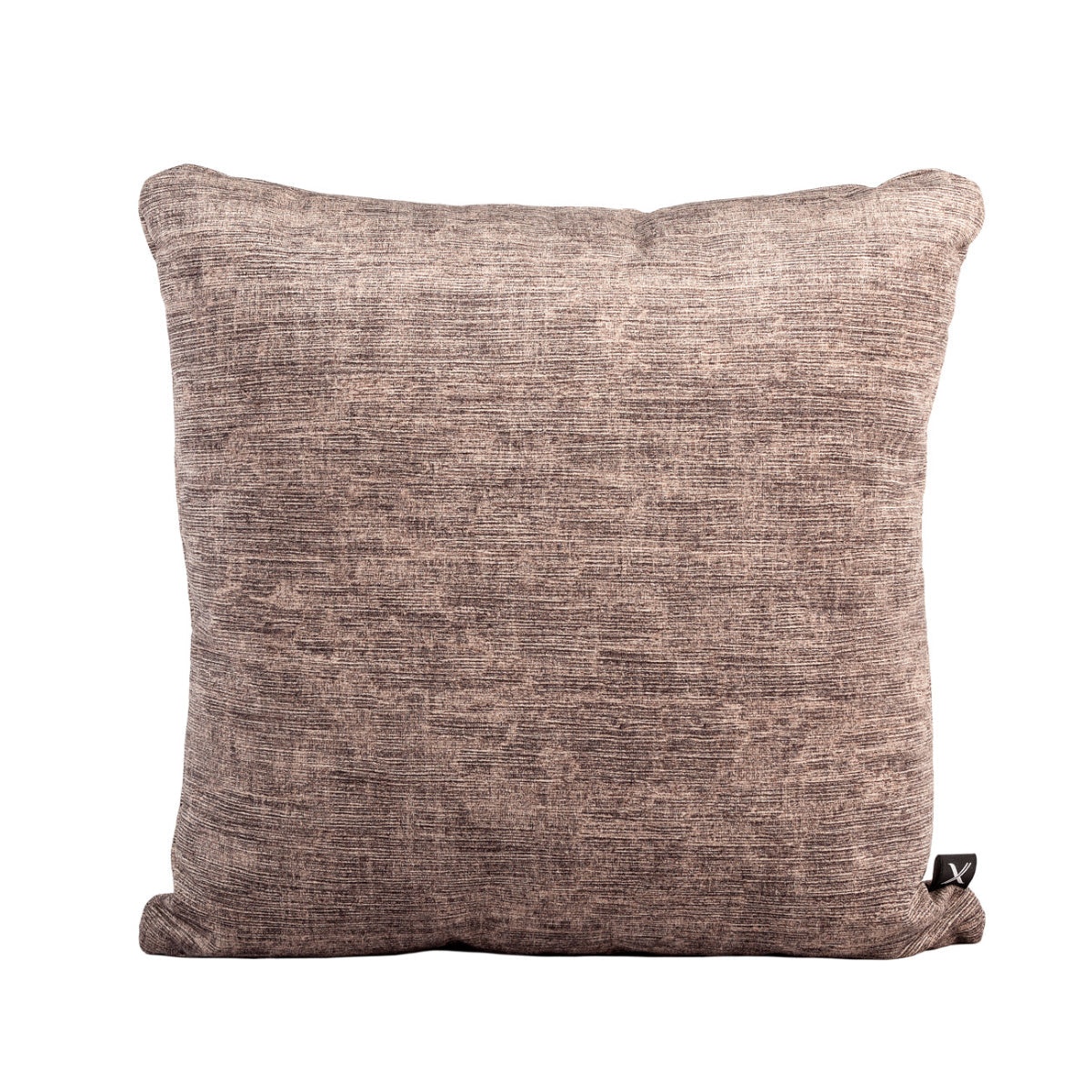 Almofada BELLUS 45x45 Veludo Bege e Castanho Reciclado