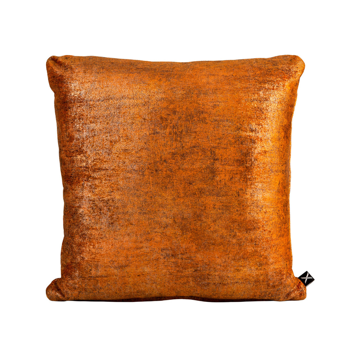 Almofada BELLUS 45x45 Veludo Mármore Ambar Dourado
