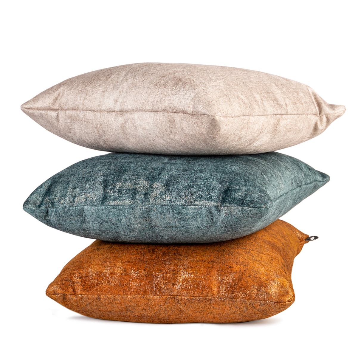 Almofada BELLUS 45x45 Veludo Mármore Bege