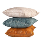 Cushion BELLUS 45x45 Velvet Marble Amber Gold