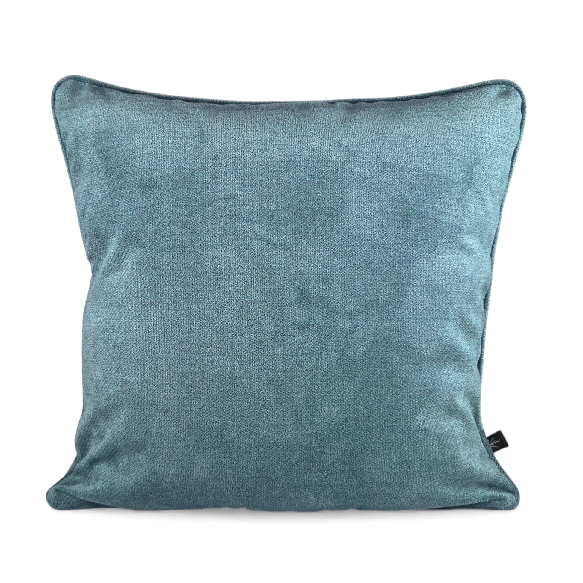 Almofada BELLUS 50x50 em Veludo Azul Petróleo com vivo