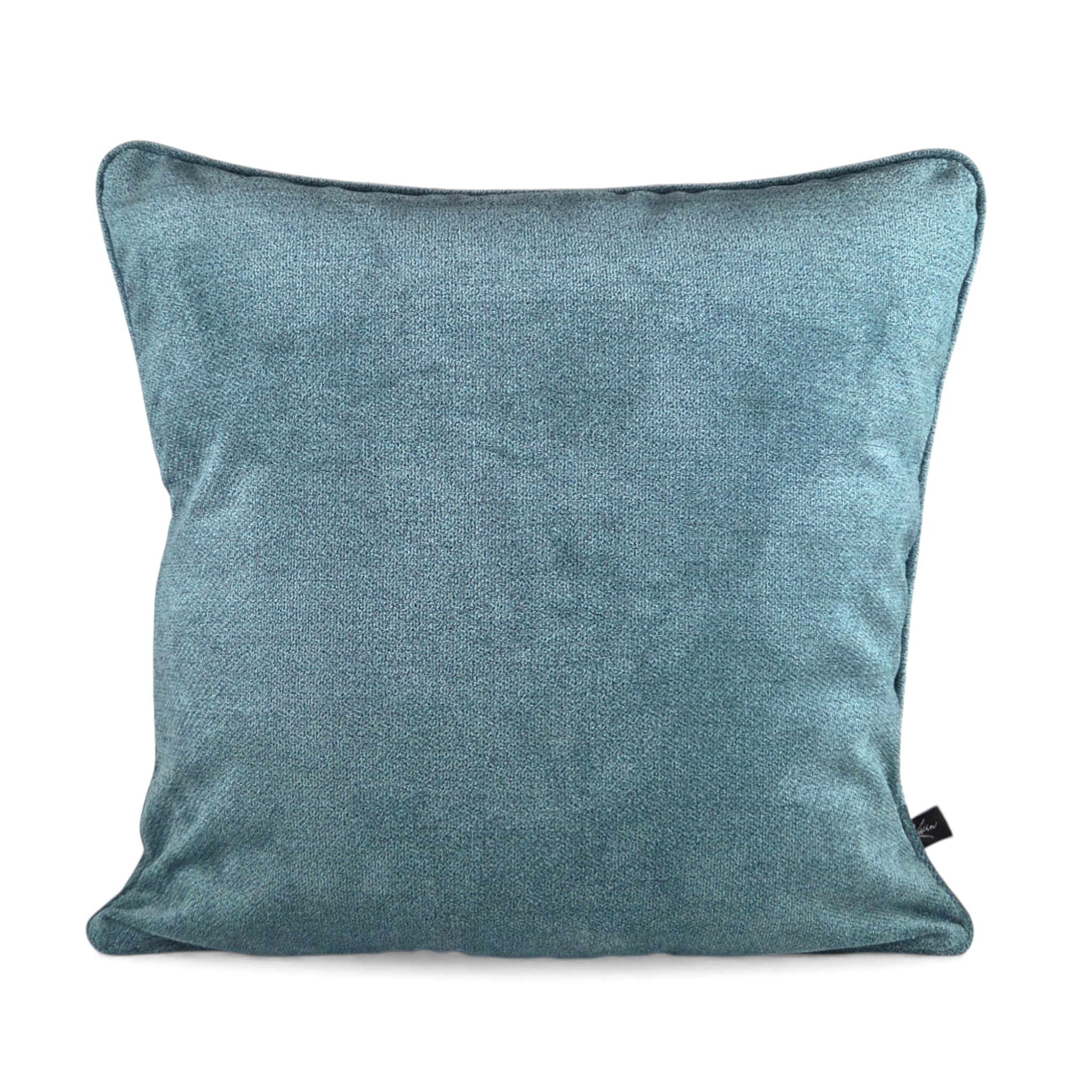 Almofada BELLUS 50x50 em Veludo Azul Petróleo com vivo