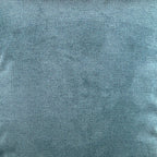 Cushion BELLUS 50x50 in petrol blue velvet with piping