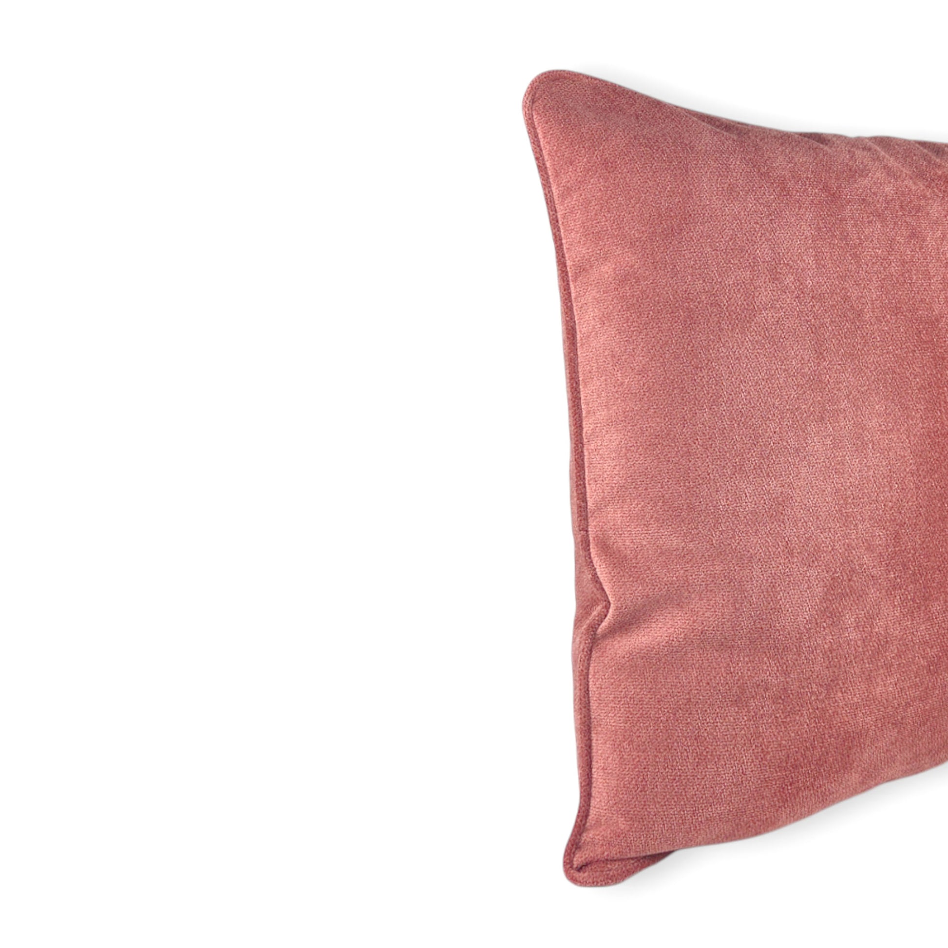 Almofada BELLUS 50x50 em Veludo Vermelho Bordeaux com vivo