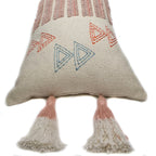 Almofada DINJA 35x45 Natural Rosa e Berloques