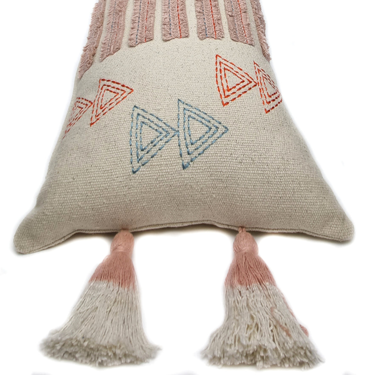 DINJA Cushion 35x45 Natural Pink and Charms