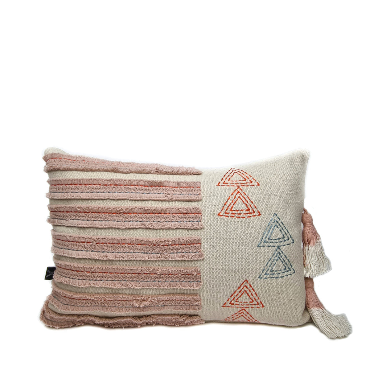 Almofada DINJA 35x45 Natural Rosa e Berloques