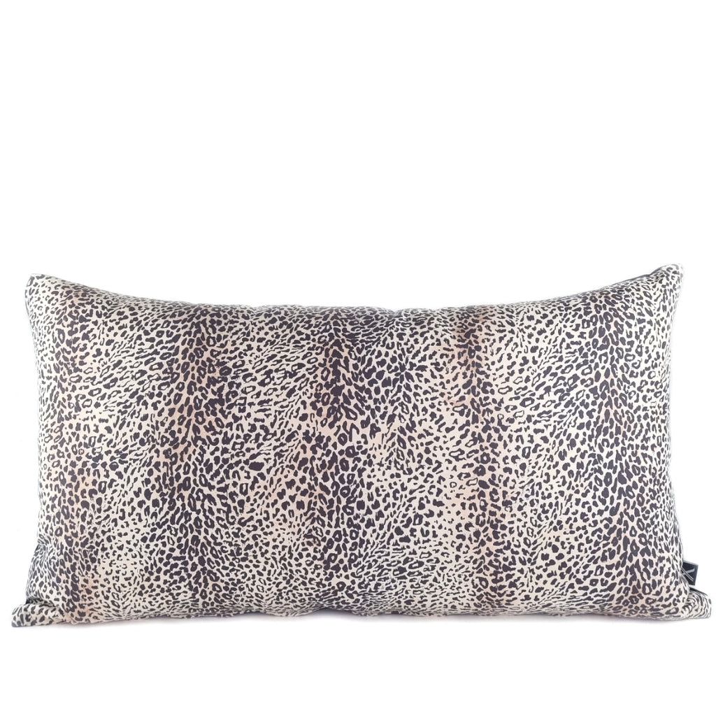 DINJA Cushion 40x65 Tigress Pattern with Black Velvet Back