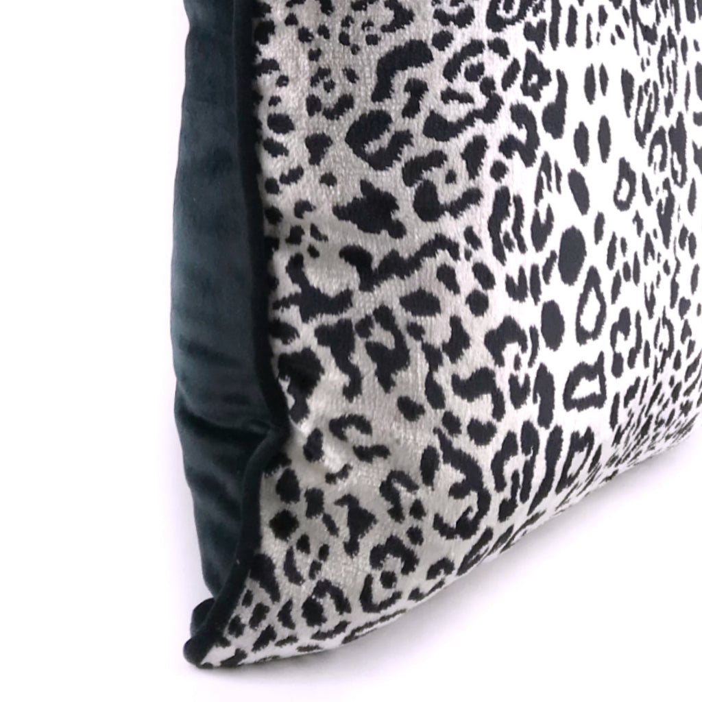 DINJA Cushion 45x45 Velvet Leopard Print