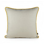 Almofada DINJA 50x50 Linho com vivo Amarelo