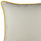 Almofada DINJA 50x50 Linho com vivo Amarelo