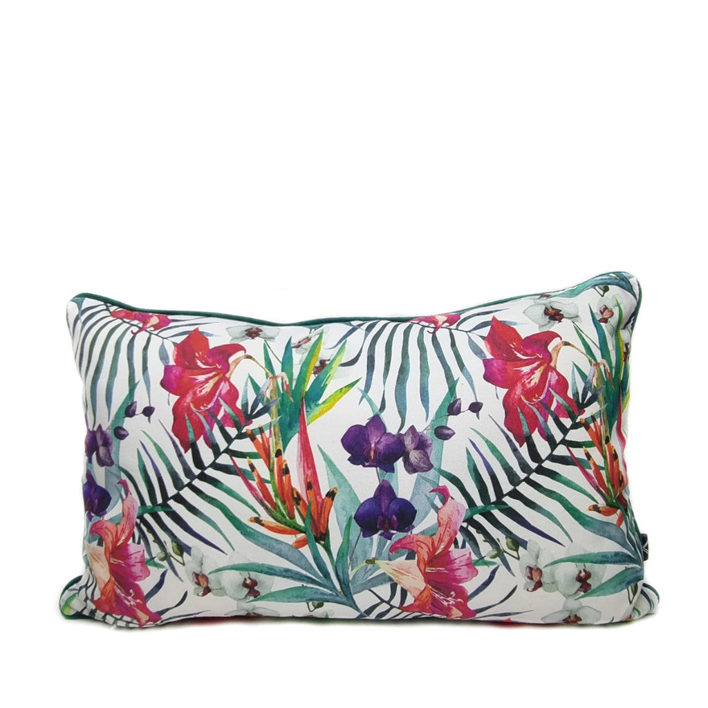 Almofada FJURI 35x50 Folhas de Palmeira com Flores