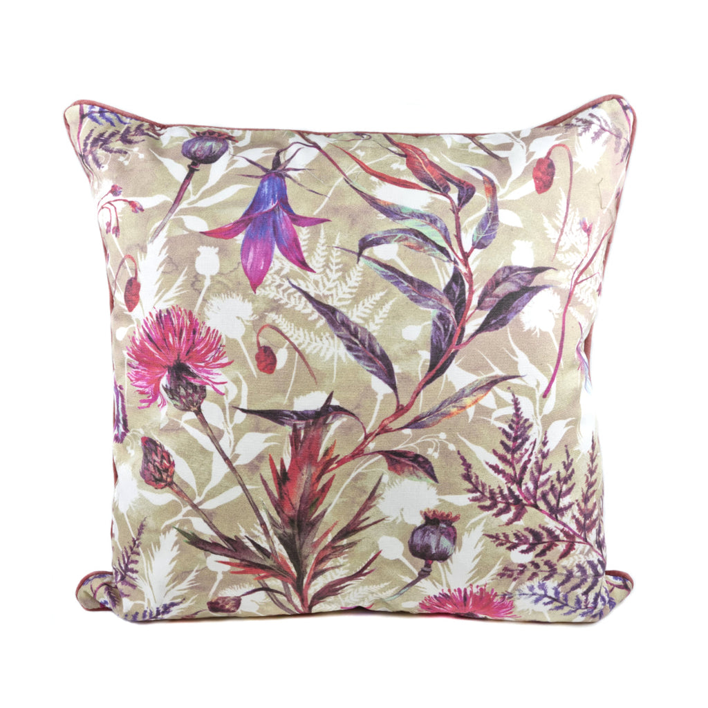 Almofada FJURI 45x45 Rosa com Flores e Vivo