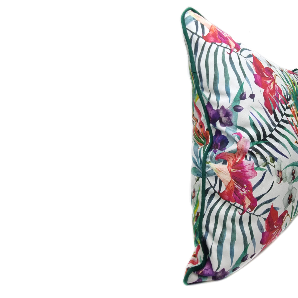 Almofada FJURI 45x45 Folhas de Palmeira com Flores