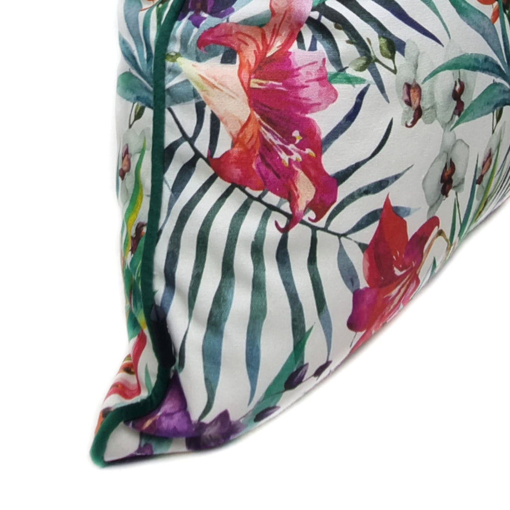 Almofada FJURI 45x45 Folhas de Palmeira com Flores