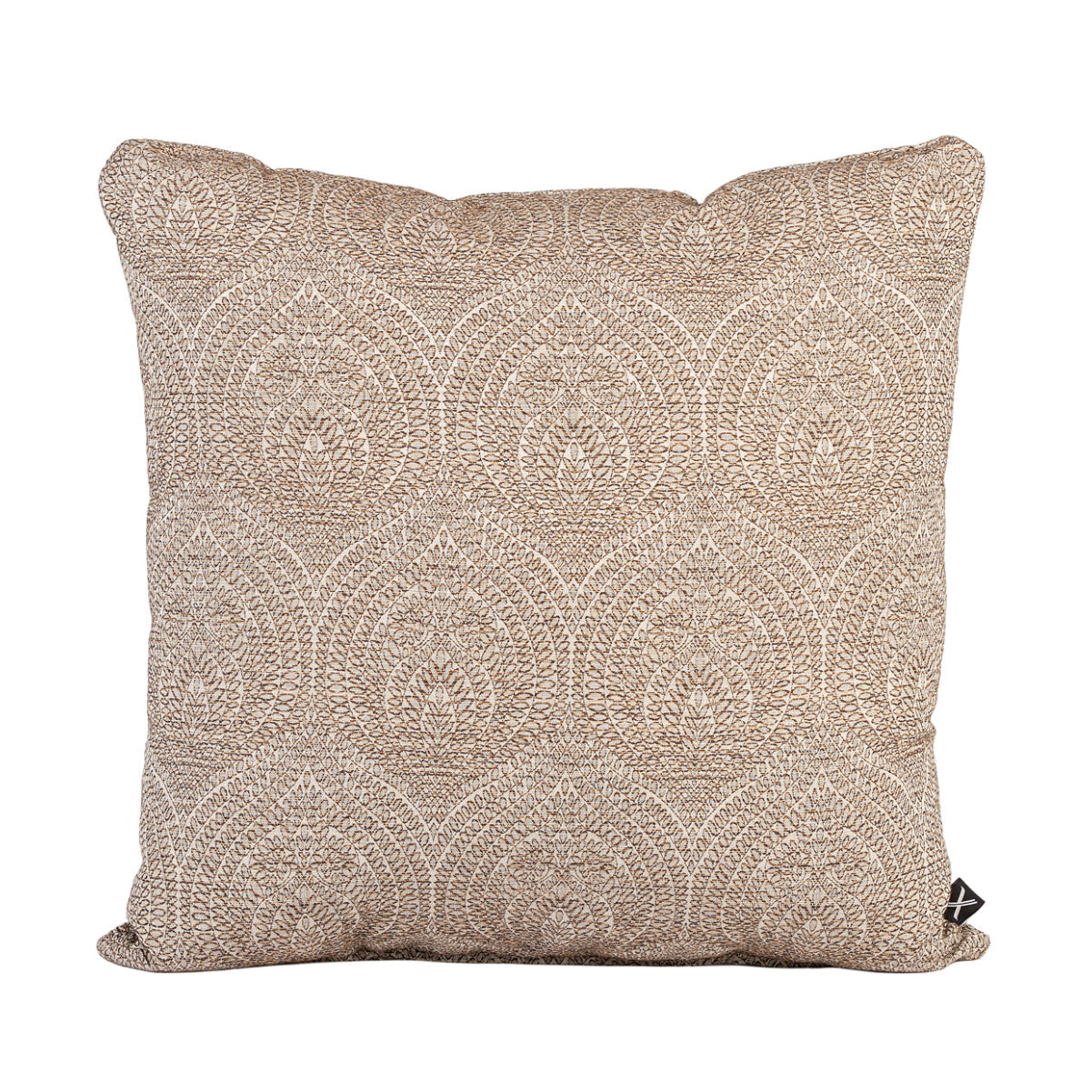 Almofada FJURI 50x50 Padrão Mandala Castanho