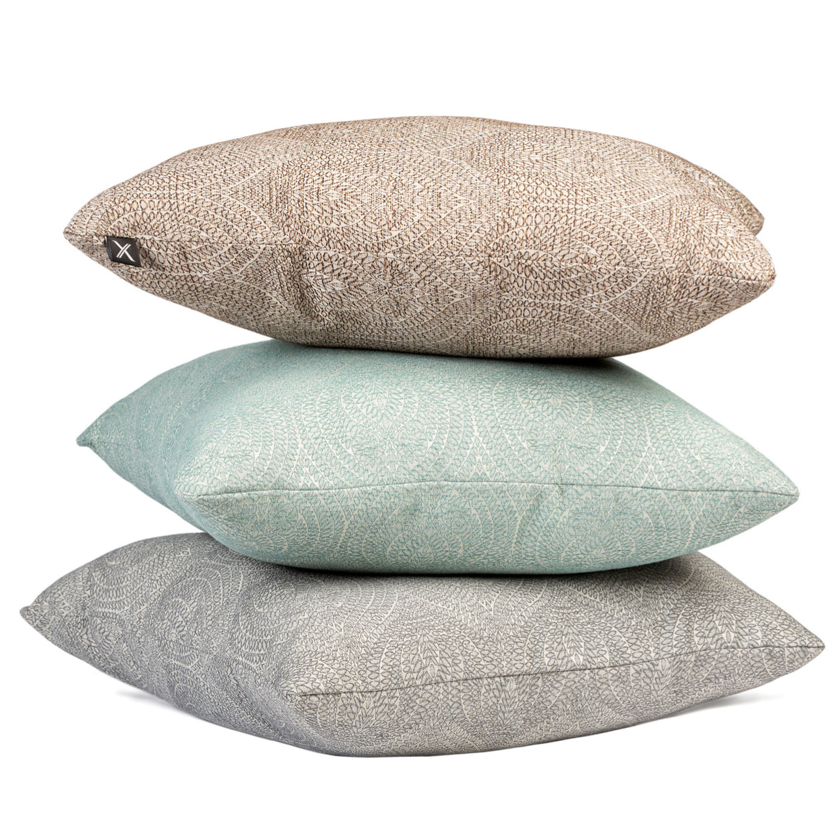 Almofada FJURI 50x50 Padrão Mandala Castanho