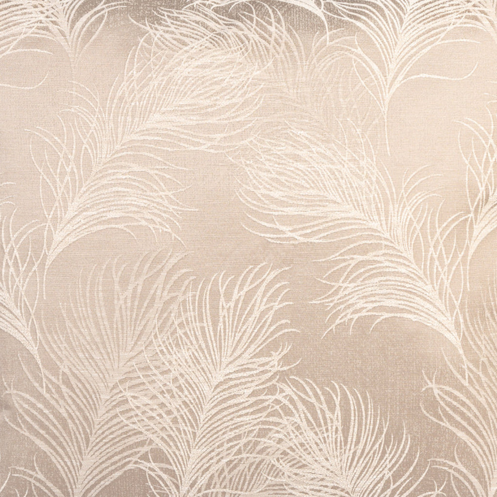 Almofada FJURI 55x55 Acetinada Folhas Bege