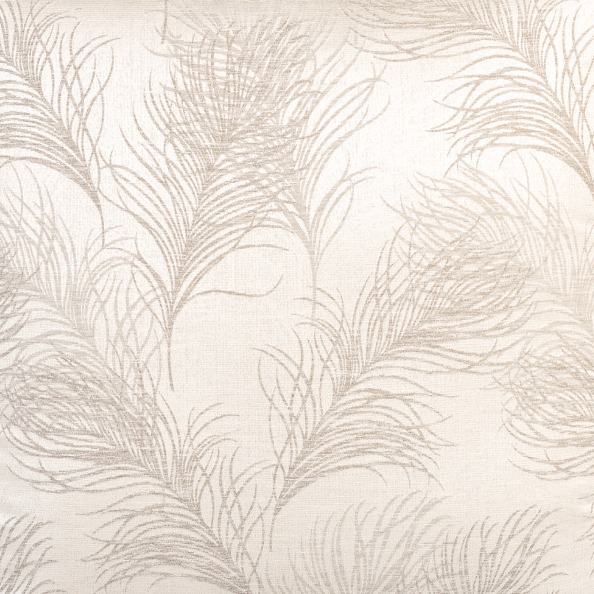 Almofada FJURI 55x55 Acetinada Folhas Cinza