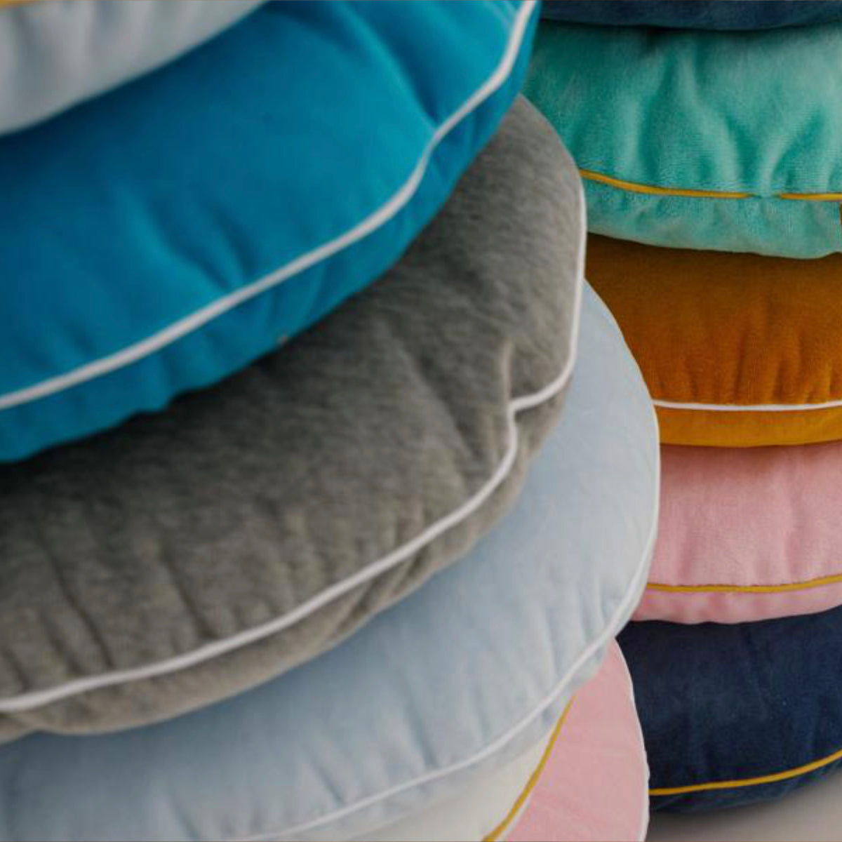 Cushion GIBBI Children's Green Water Button
