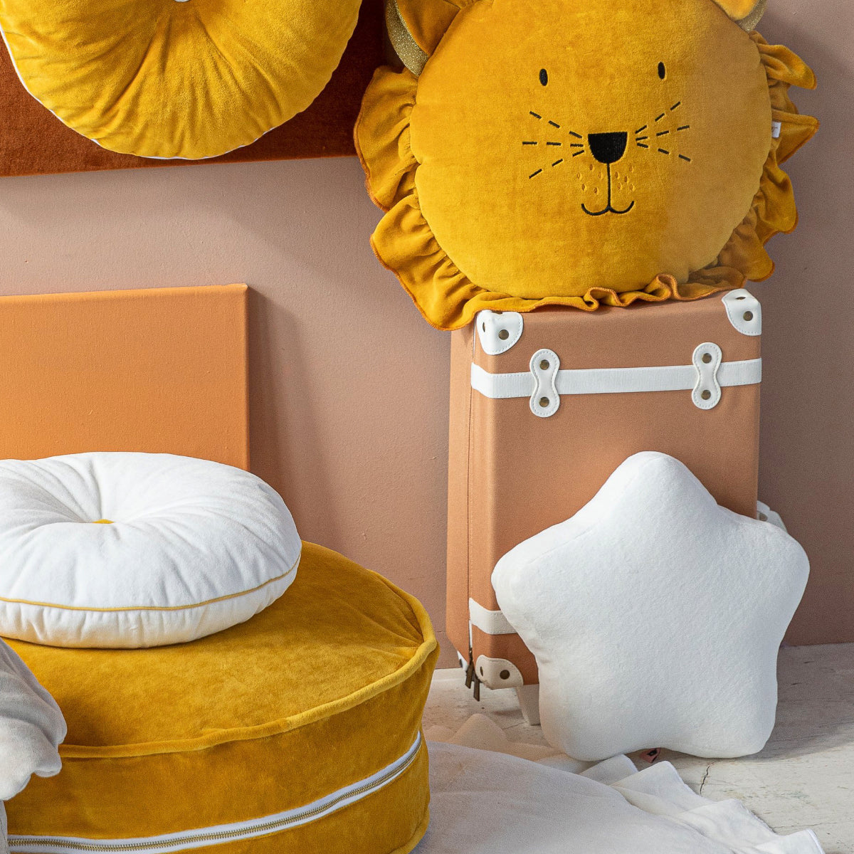 Almofada para Crianças GIBBI Estrela Branco