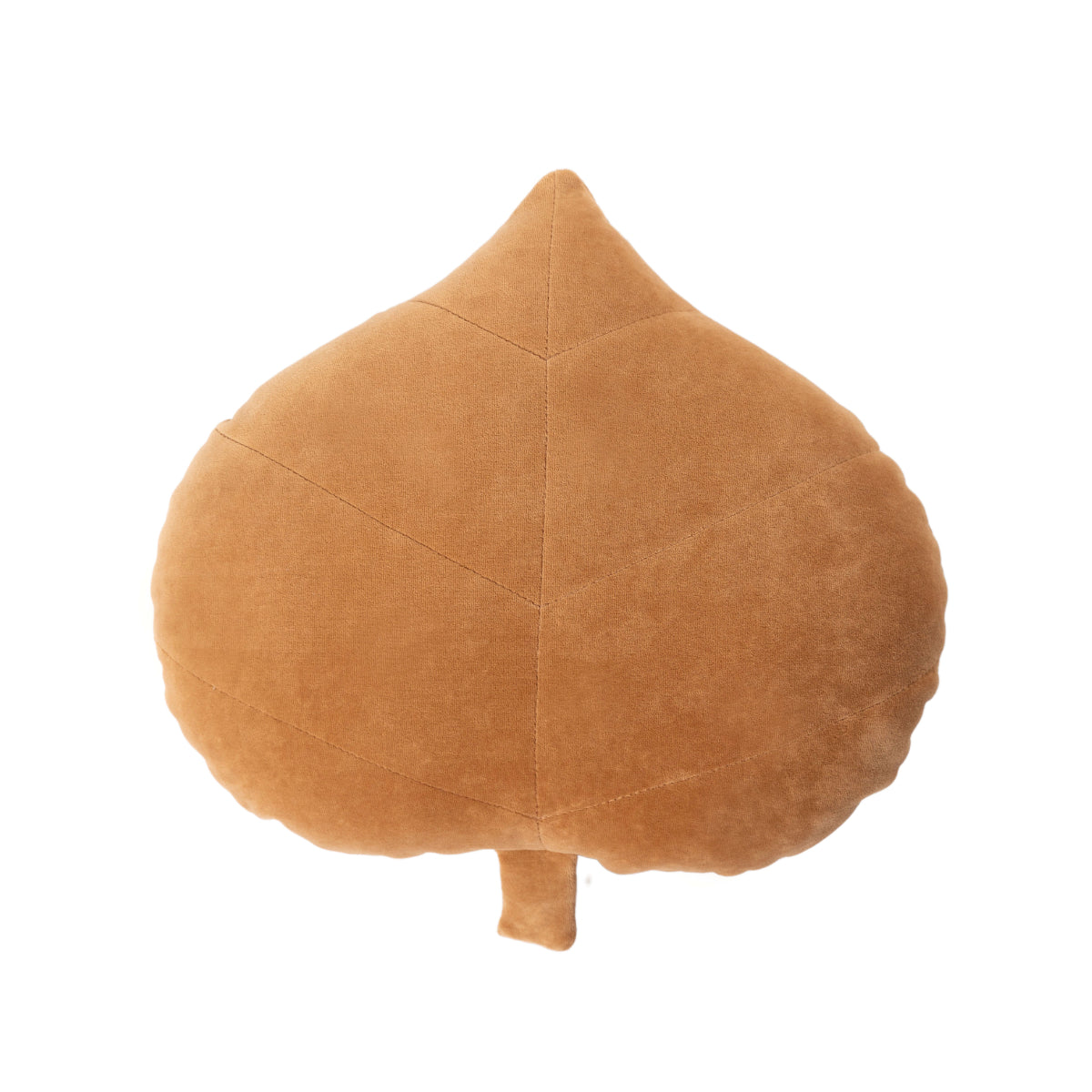 GIBBI Children's Pillow Caramel Brown Leaf