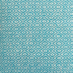 Almofada HEMMEK 45x45 Lã Azul em padrão diamante