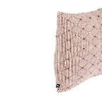 Cushion HEMMEK 45x45 Wool Burgundy in contour pattern