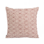 Cushion HEMMEK 45x45 Wool Burgundy in contour pattern