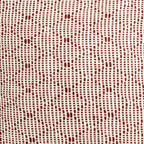 Cushion HEMMEK 45x45 Wool Burgundy in contour pattern