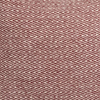 Almofada HEMMEK 45x45 Lã Bordeaux em padrão espinha
