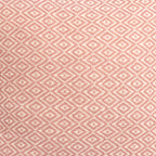 Cushion HEMMEK 45x45 Pink Wool in Diamond Pattern