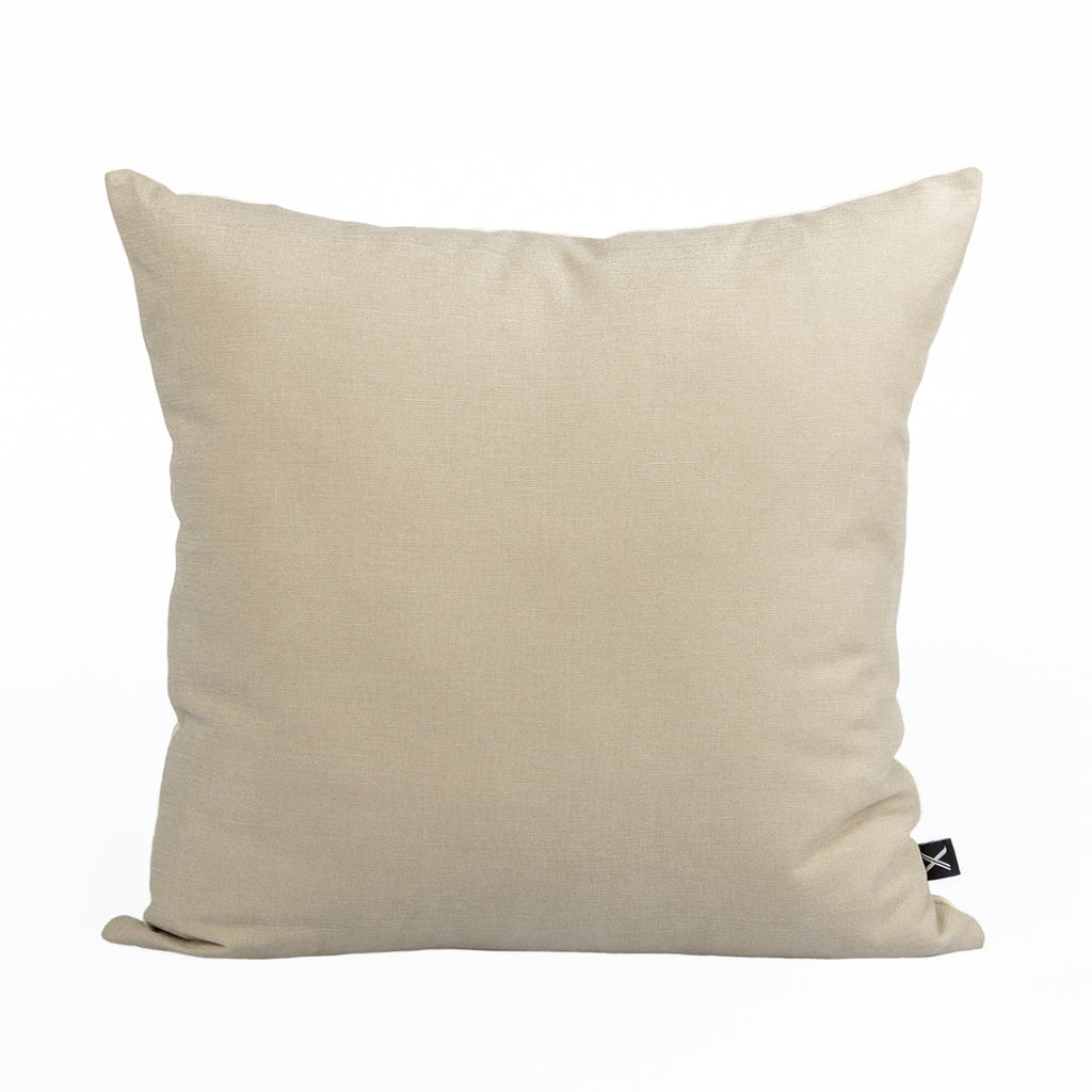 Almofada KULURI 45x45 Algodão 2 Tons Bege | ❤️  @casaparanos