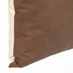 Almofada KULURI 45x45 Algodão 2 Tons Bege e Castanho | ❤️  @casaparanos