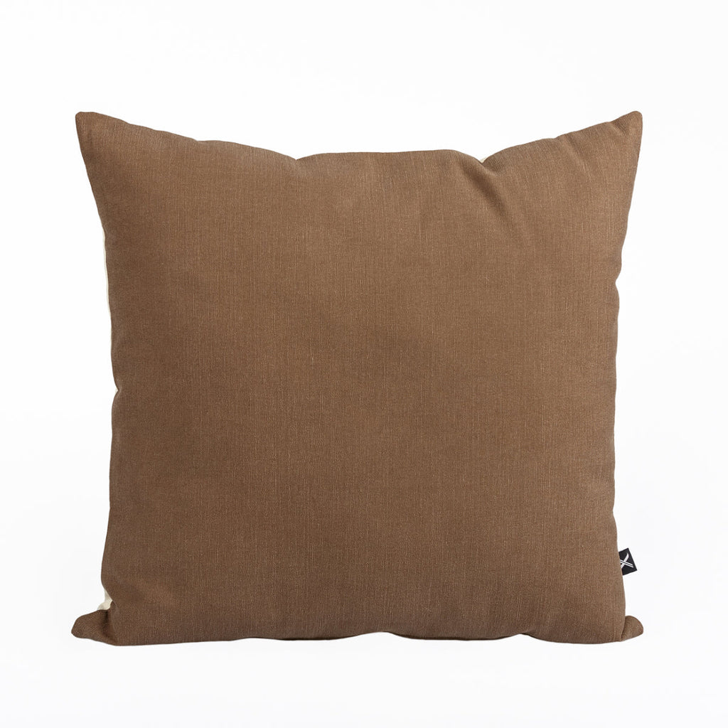 KULURI Pillow 45x45 Cotton 2 Tones Beige and Brown | ❤️ @casaparanos
