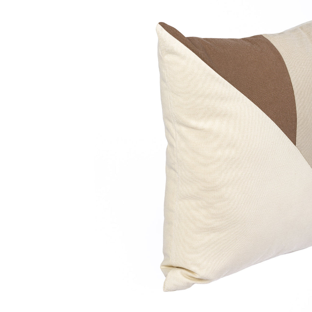 KULURI Pillow 40x40 Cotton Tricolor Beige and Brown | ❤️ @casaparanos