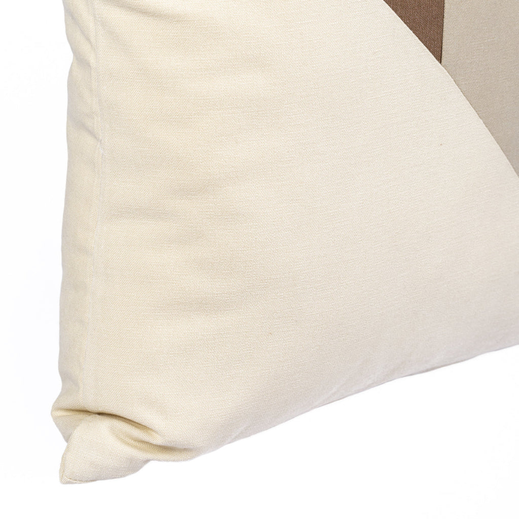 KULURI Pillow 40x40 Cotton Tricolor Beige and Brown | ❤️ @casaparanos