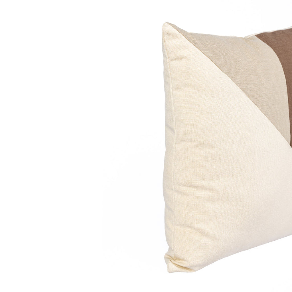 KULURI Pillow 40x40 Cotton Tricolor Brown and Beige | ❤️ @casaparanos