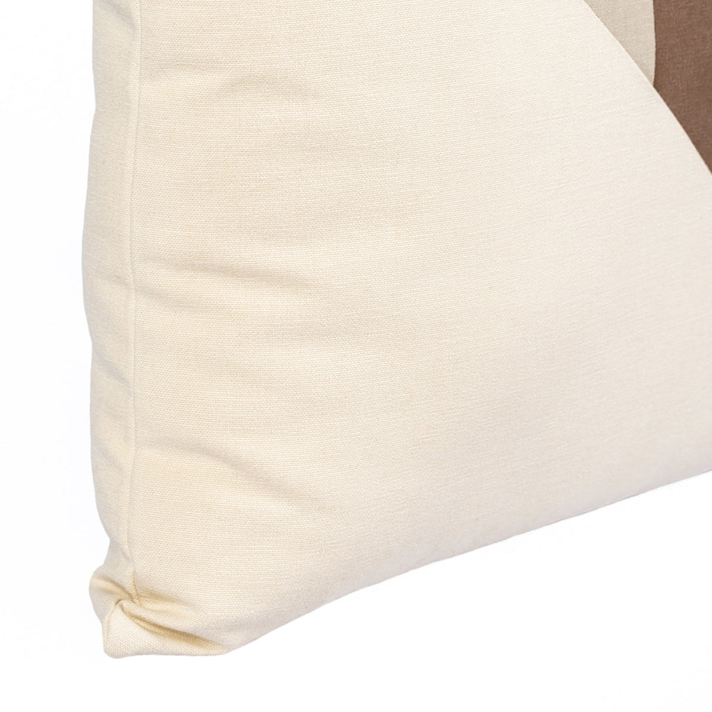 KULURI Pillow 40x40 Cotton Tricolor Brown and Beige | ❤️ @casaparanos