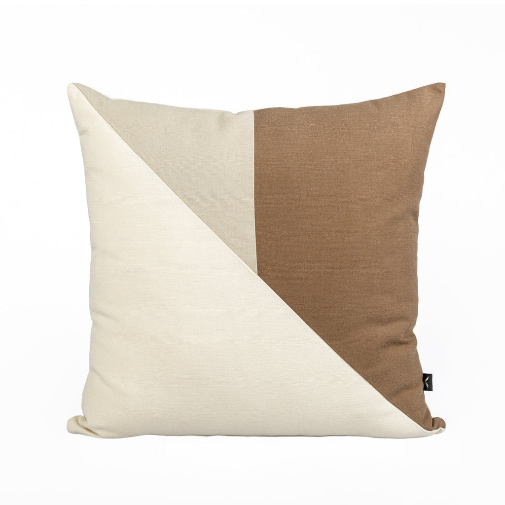 KULURI Pillow 40x40 Cotton Tricolor Brown and Beige | ❤️ @casaparanos