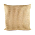 Cushion KULURI 50x50 Mustard Yellow Cotton with Honeycomb