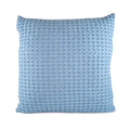 Cushion KULURI 50x50 Light Blue Cotton with Honeycomb