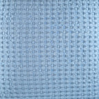 Cushion KULURI 50x50 Light Blue Cotton with Honeycomb
