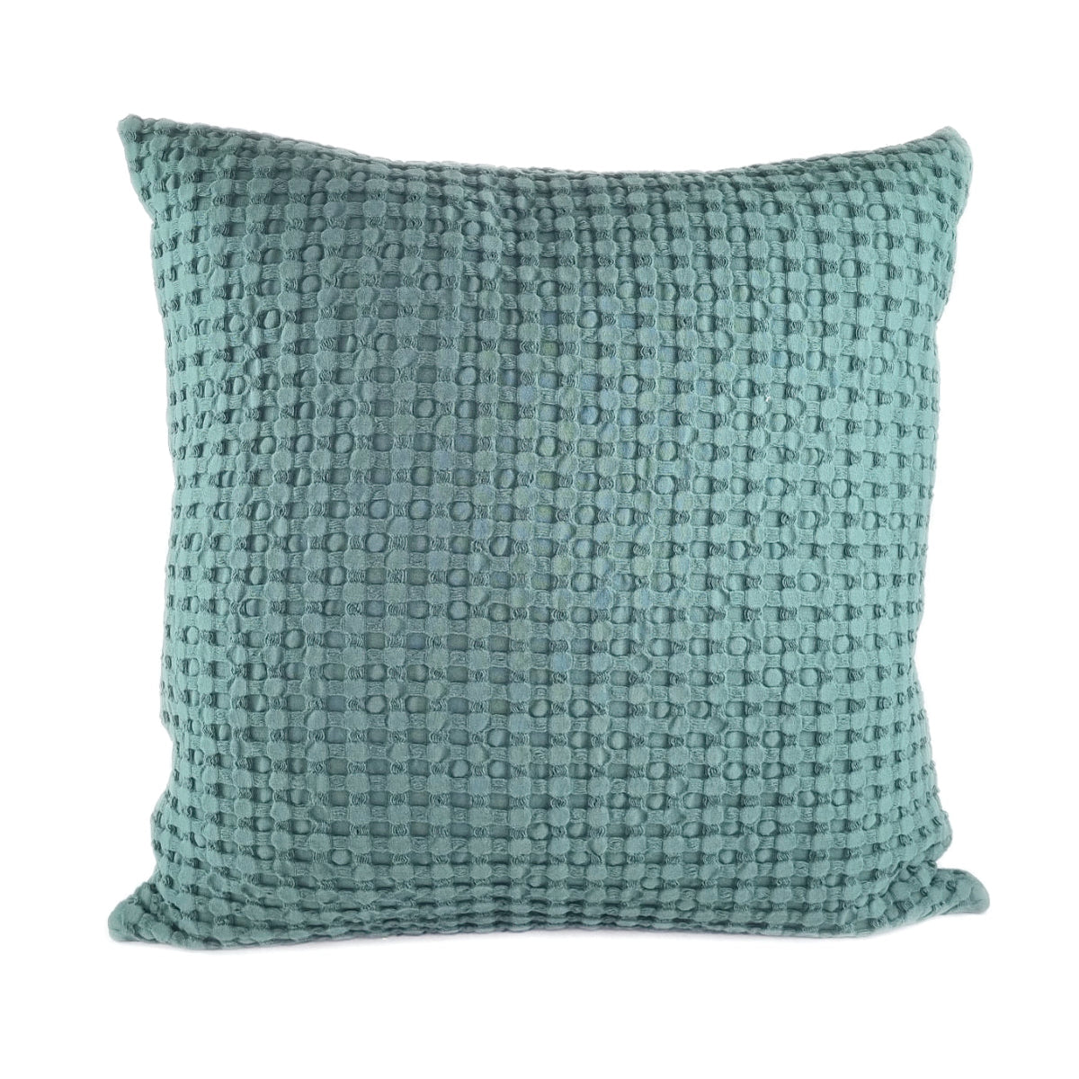 Almofada KULURI 50x50 Algodão Verde com favos