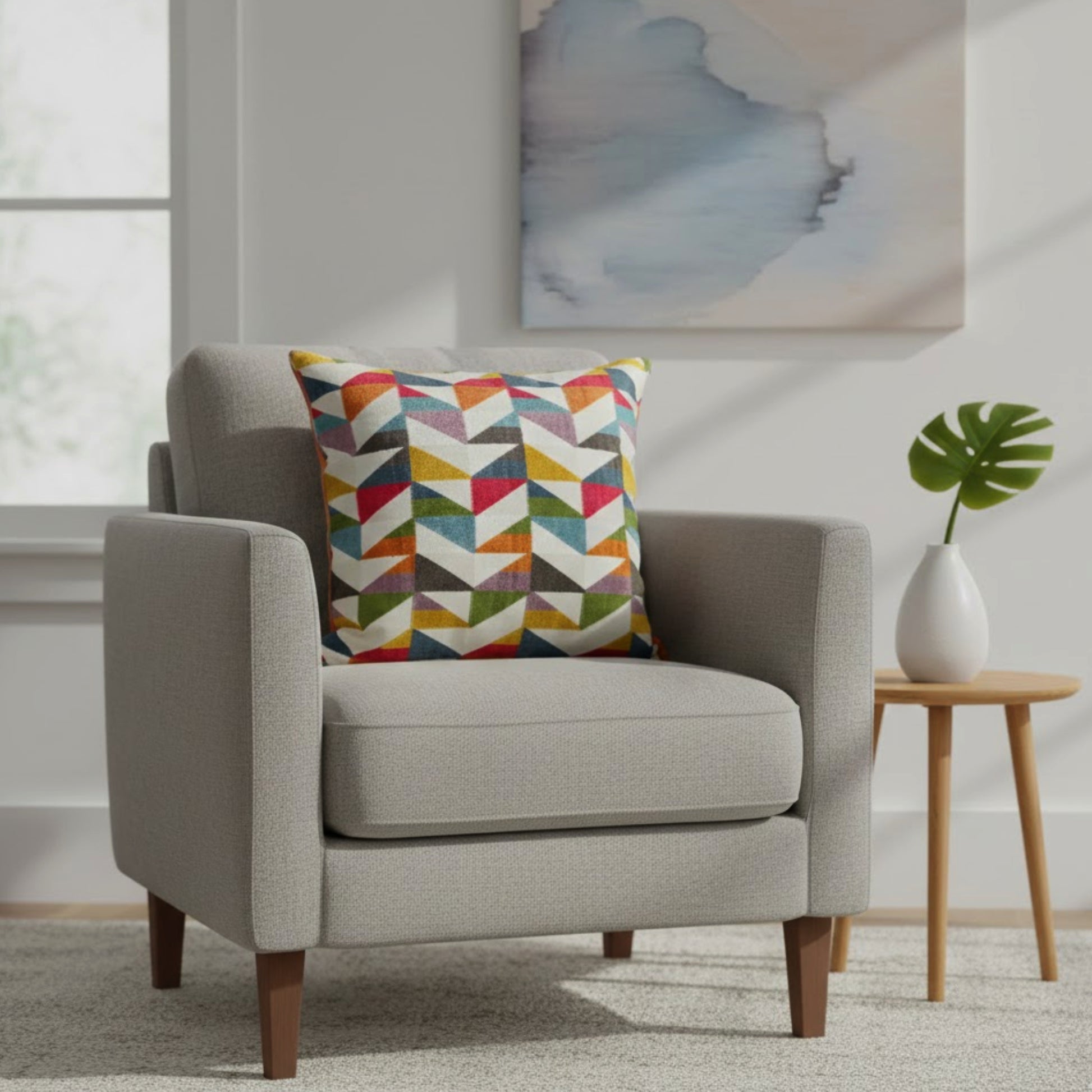 Almofada KULURI 50x50 Caleidoscópio de Cores