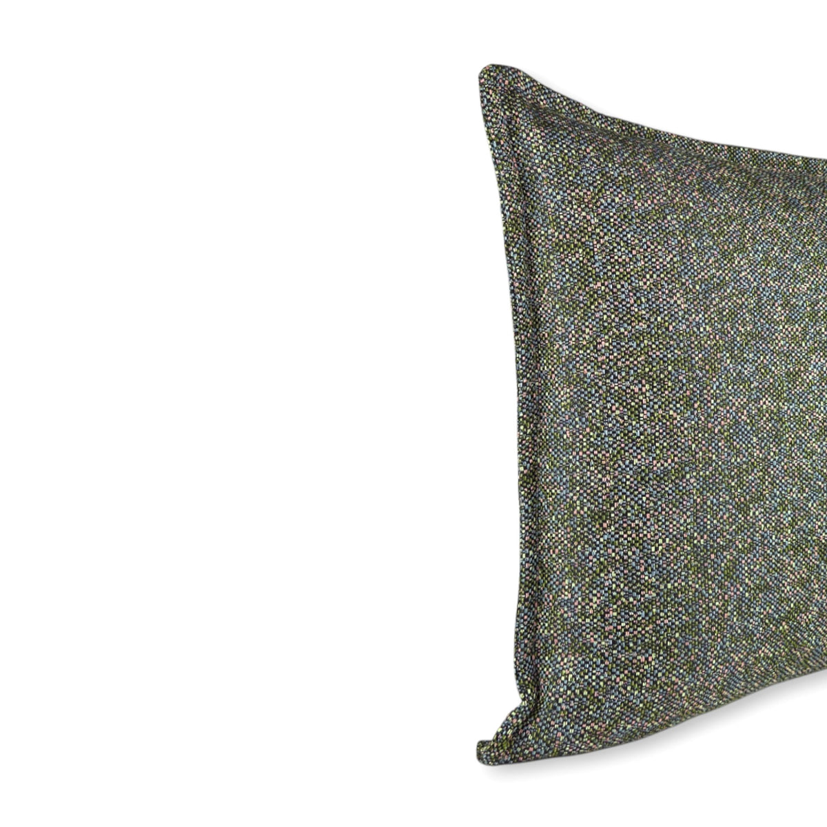 Cushion KULURI 50x50 in shades of Green and palette