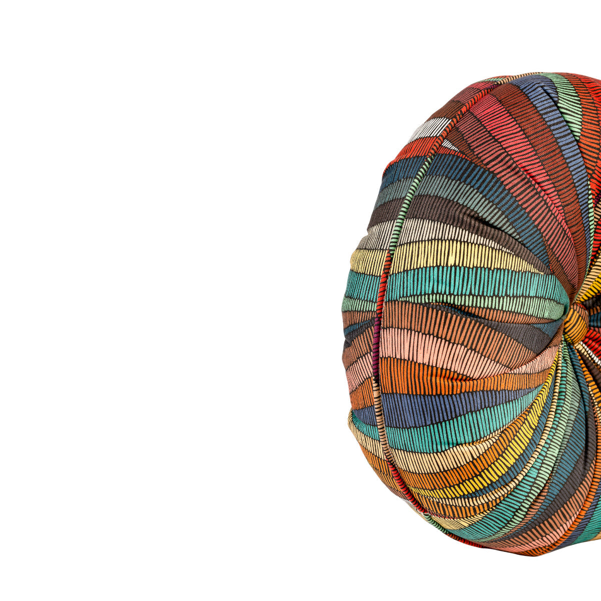 Almofada KULURI redonda 45 Listas Várias Cores